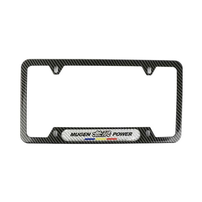 Mugen X1 Mugen Carbon Fiber Stainless Steel License Plate Frame