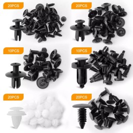TSUINZ Fit For Ford Bumper Cover Clips Retainer Fasteners Fender Push Rivets 200PCS