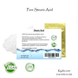 Stearic Acid - 3lbs - Vegetable Based Pure Stearic Acid - Tripple Pressed - Halal and Kosher
