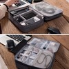 mitudei Travel Cable Organizer Waterproof Electronics Accessories Organizer Bag with