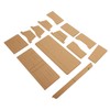 13 Pcs Leather Wallet Template Transparent Clear Acrylic Leather Template