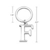 Freedale Keyring Letter - Initial Alphabet Key Ring Charm (F)