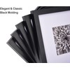 Yaetm 8x8 Picture Frames Black Set of 9, Square Photo
