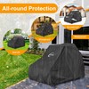 Kipiea Zero Turn Mower Cover- 600D Heavy Duty Outdoor Zero