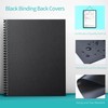 Binditek 200 Pack Binding Covers and Backs Set, 8.5 x
