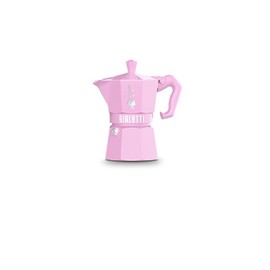 Bialetti Mocha Exclusive Pink 3 Cup Open Fire (Coffee Maker, Espresso Maker, Makinetta)