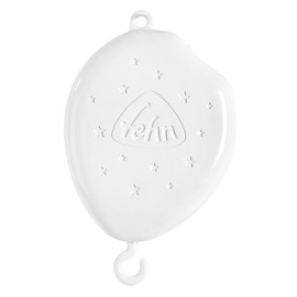 Fehn 250015 MP3 Mobile Movement with Night Light - Electronic Mobile Musical Mechanism with Light, Music & Rotation - Plays Most Popular Fehn Music Box Melodies - MicroSD Playable with Your Own Music,