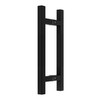 Rackickyer Back to Back Ladder Shape Frameless Glass Shower Door