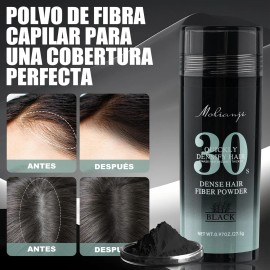 Polvo De Maquillaje De Fibra Capilar Engrosar El Cabello