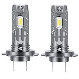 Mefluctuate Halogen Car Bulbs H7 55W 300% Brightness as Halogen Bulbs 11000LM 6000K Cool White 1:1 Mini Size Pack of 2