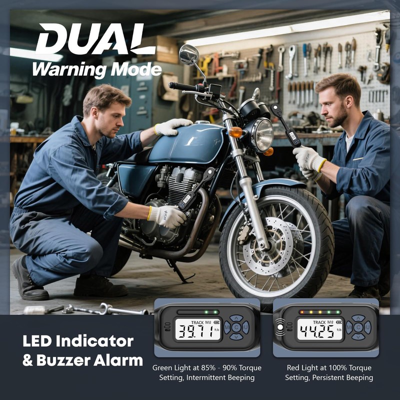 3/8 Torque Wrench Digital (2.21-44.25 Ft. Lb) ±2 % Accuracy