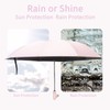 DAWNTREES Windproof Travel Umbrella,Automatic Opening And Closing,Compact, Sturdy, and Lightweight,Sun
