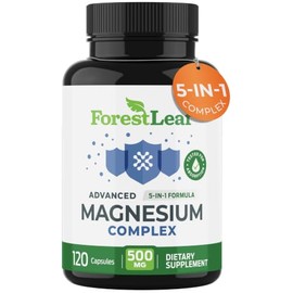 Forestleaf Complejo Magnesio 500mg Cápsulas Suplemento 500