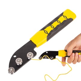 Wire Wrap Tool - Tubing Manual Straightener Tool,Crimping Piercing Looper, Crafting Accessories for Copper Aluminium, Electrician Enthusiast, Men Women