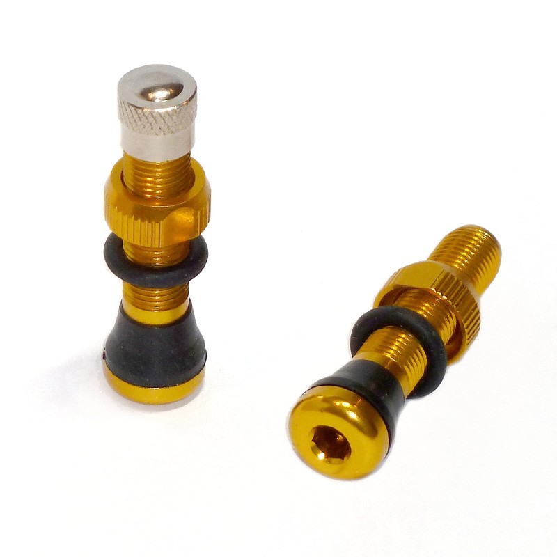 VeloTubes 40 mm Tubeless Schrader Valve Stem - Pair