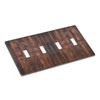 Wpshijia Light Switch Cover Rustic Brown Barn Door Retro Wood