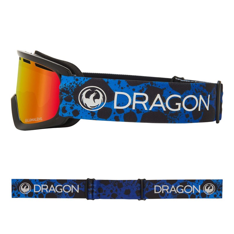 Dragon Lil D Kids/Youth Red Ion Luma Lens Snow Ski