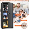 GUVELI 25.6" Tall Wall Safes Between the Studs, Lockable Hidden