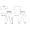 MONARCH UNIFORMS - Conjunto de exfoliantes elásticos para mujer, con