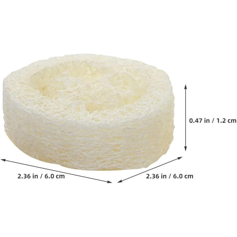 Set de 40 Esponjas de Lufa Natural para Ducha Exfoliante