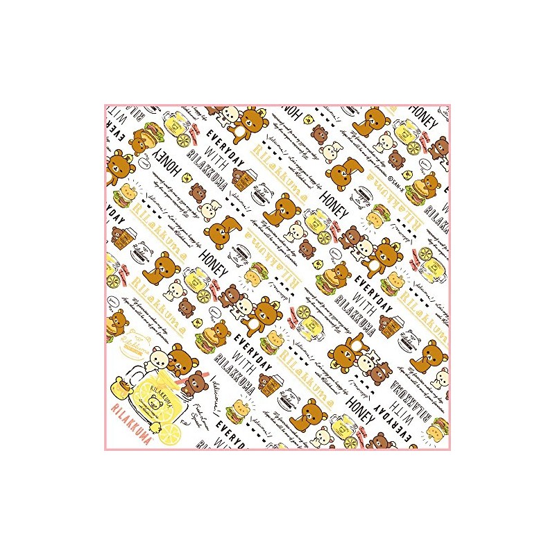 リラックマ ランチマーケット ランチナフキン 総柄 ハチミツ