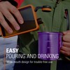 GSI Outdoors GSI Outdoors, Boulder Flask, Rugged and Shatter-Resistant, Outdoor Hip Flask, Orange, 10 Fluid Ounces