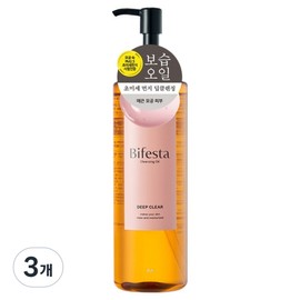 Bifesta Deep Clear Cleansing Oil, 300ml, 3 pieces / 비페스타 딥클리어 클렌징 오일, 300ml, 3개