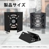 Qopaw Security Camera, Mounting Hardware, Pole, 2 PCS, Black, Bracket,