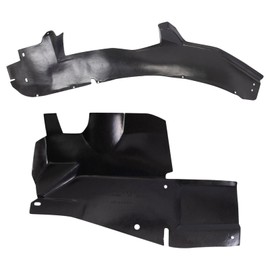TRQ TRQ Front Inner Fender Liner Set Compatible with 2005-2008 Buick LaCrosse GM1250134 GM1251109