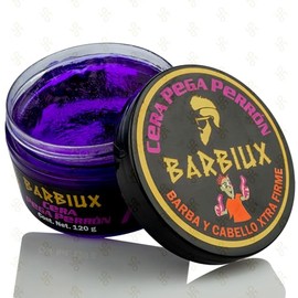Barbiux Cera Pega Perron para Cabello y Barba Fijación Extrema Xtra Firme 120g