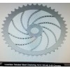 Lowrider NEW CHROME TWISTED BICYCLE STEEL SPROCKET CHAINRING 1/2 X1/8