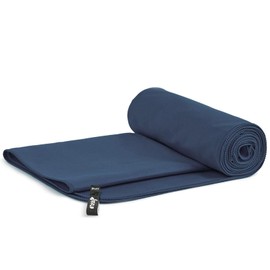 Microfibre Towel, Gym Towel Lightweight & Quick Dry, Super Absorbent Compact Swimming and Beach Towel for Sports Gym Beach Camping Yoga Swimming Hiking (Navy Blue, 40×80cm)