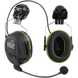 GREEN DEVIL Bluetooth Hearing Protection Ear Muffs For Safety Helmet Hard Hat Mounted Attachment