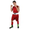 FIRE SPORTS Uniforme Oficial Rojo Box Olímpico Varonil (Rojo, Chico)