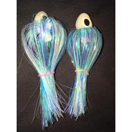 High Percentage Big Eyes Salmon Trolling Flies Pack Of 2- 4” Unrigged