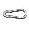 Stainless Steel Key Lock Spring Snap Hook Carabiner Grade 316