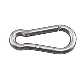 Stainless Steel Key Lock Spring Snap Hook Carabiner Grade 316 SS (7 Different Sizes) (S0120-K060 *1/4"*)