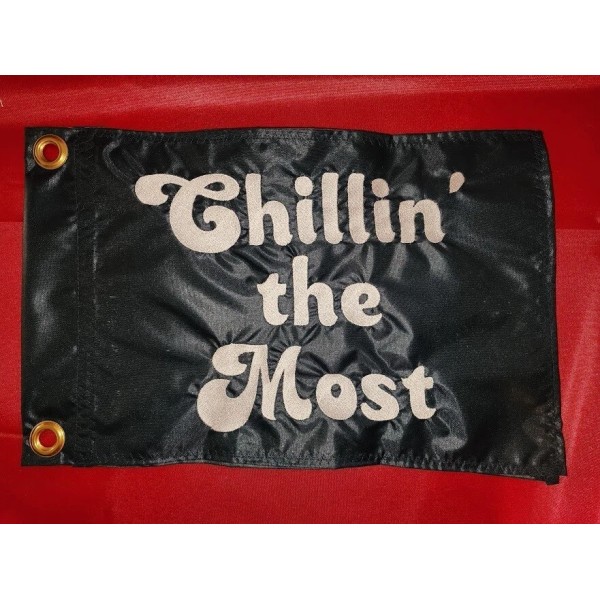 Devil Woman Flags Custom CHILLIN THE MOST Safety Flag Sailboat