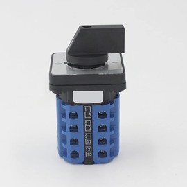 myoseya Swivel Cam Switch, Universal Rotary Cam Selector, Power Switch, Rotary Switch, Changover Switch, Type A, 380V/20A, 5 Position