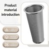 Fuel Tank Filter Strainer 304 Stainless Steel Cone Shaped for