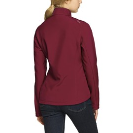TSLA Women's Full-Zip Waterproof Softshell Jacket, Micro Fleece Jacket, Wind Proof Lightweight Jackets, Softshell Jacket Maroon, X-Small