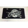 BLVD Cleveland Cavaliers Logo Car Tag Diamond Etched on Black