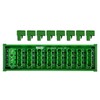 DIN Rail Mount 30A/300V 8x4 Position Pluggable Terminal Block Distribution