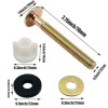 NoBrand 2Pcs Universal Toilet Seat Bolt and Screw Set, Heavy