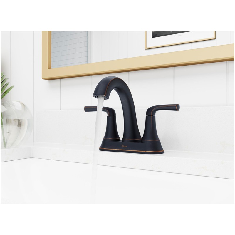Pfister LG48-MCA0 McAllen 1.2 GPM Centerset Bathroom Faucet with TiteSeal