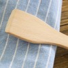 DOITOOL 4pcs Small Beech Butter Spatulas Non- Stick Wooden Turner