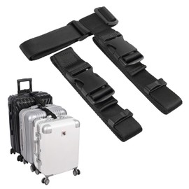 Vigorport Luggage Connector, Straps for Suitcase, Add A Bag Adjustable Attachment Accessories 1.25" Endless for Connect Your 3 Luggage Together-2 Pack