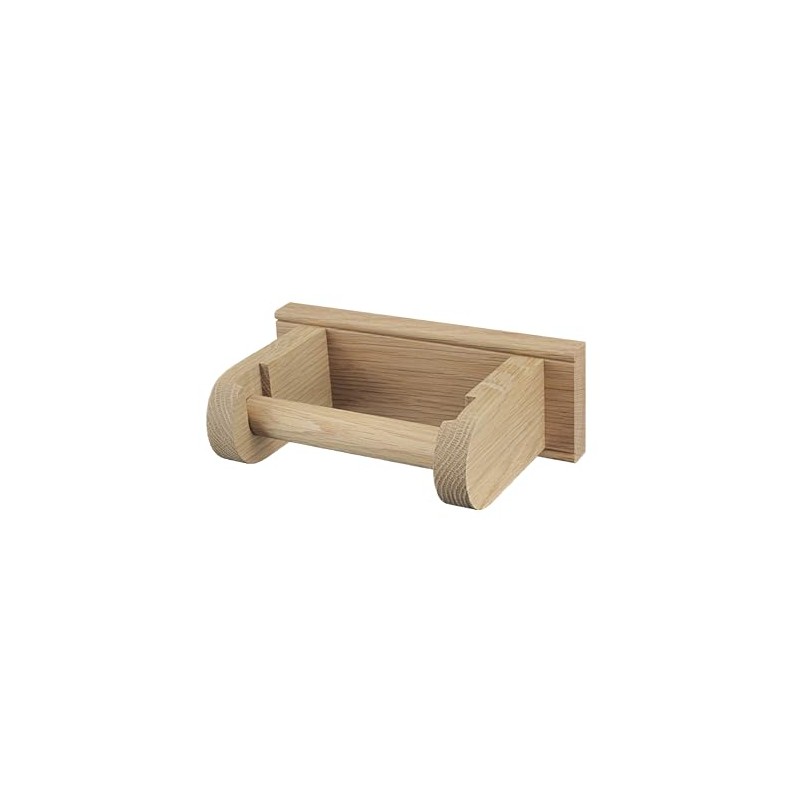 Oak Toilet Roll Holder