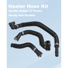 FASTCHE Heater Hose Kit Compatible with 2014-2018 Jeep Cherokee 2.4L,2015-2017