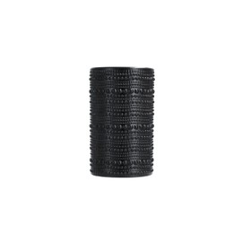 Fortessa Jupiter Beaded Hobnail Glass, 13 Ounce Iced Beverage (Set of 6), Obsidian Black